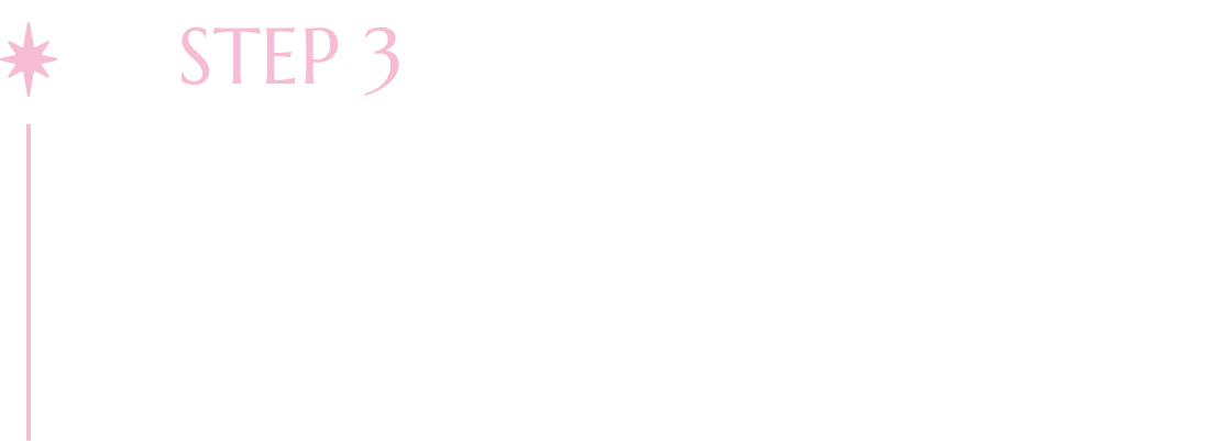 STEP 3 wAZ􂢗ɁAg[ggd˂ÂĐ􂢗܂B
